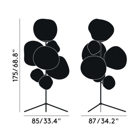 Tom Dixon Melt Stand Chandelier floor lamp