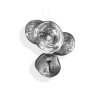 melt led chandelier small chrome 3