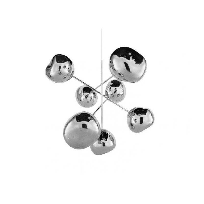 melt led chandelier large chrome 2