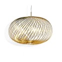 spring pendant large brass
