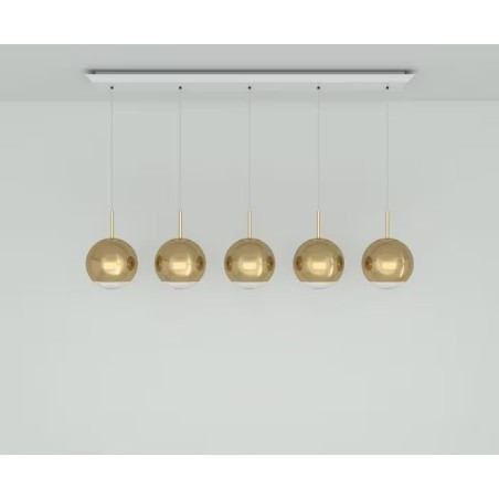 Tom Dixon Mirror Ball Linear Led suspension lamp