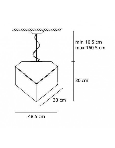 Artemide Edge 30 suspended lamp