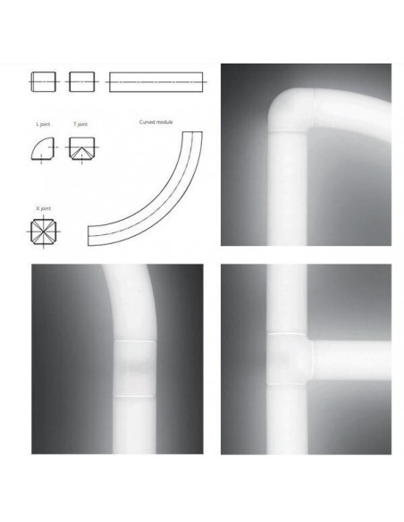 Artemide Alphabet Of Light Wall lamp "r" lowercase