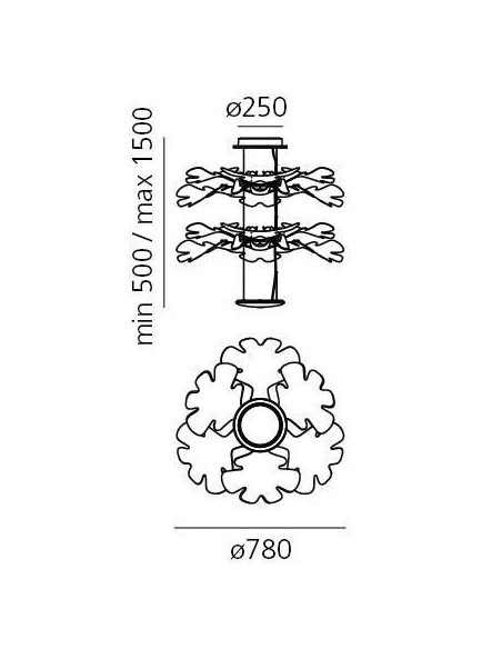 Artemide Chlorophilia 2 suspended lamp