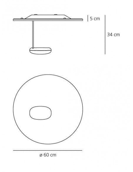 Artemide Droplet Mini Led Wall lamp / ceiling lamp