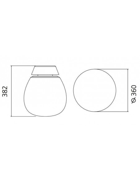 Artemide Empatia 36 Wall lamp / ceiling lamp