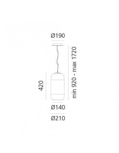 Artemide Gople suspended lamp