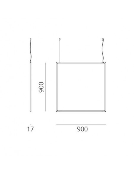 Artemide Discovery Space SQUARE suspended lamp