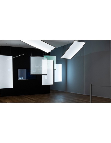 Artemide Discovery Space Rectangular RGBW suspended lamp