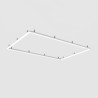 Artemide Alphabet Of Light Rectangular Semi-Recessed Ceiling lamp / Wall lamp