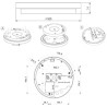 Integratech Disc nood 3h Deckenlampe