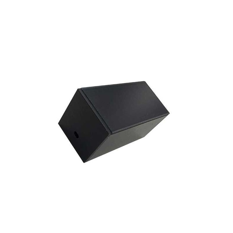Integratech Profile SL Flat 25x25 3m black cover incl. acc.