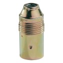 Integratech Fitting E14 Messing/Porselein Draadstang 10Mm