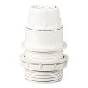 Integratech Fitting E14 Wit Met Schroefdraad + Tegenmoer