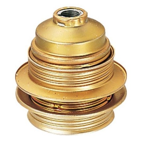 Integratech Fitting E27 Messing 2 Tegenmoeren Draadstang 10Mm