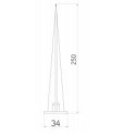 Integratech Ground spike for floodlight Evolve 25cm