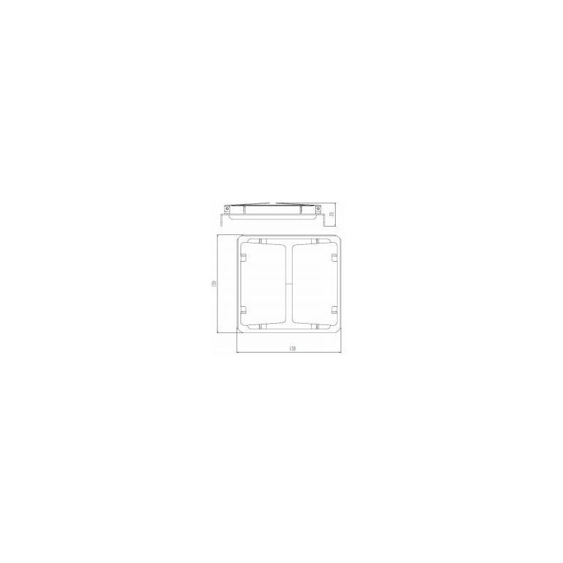 Integratech Flap voor Evolve projector 12W