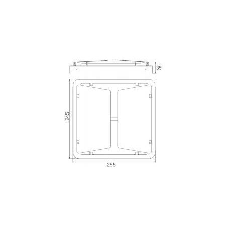 Integratech Flap voor Evolve projector 72W