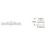 Integratech HWDP 1,2m IP66 em 3h Deckenlampe