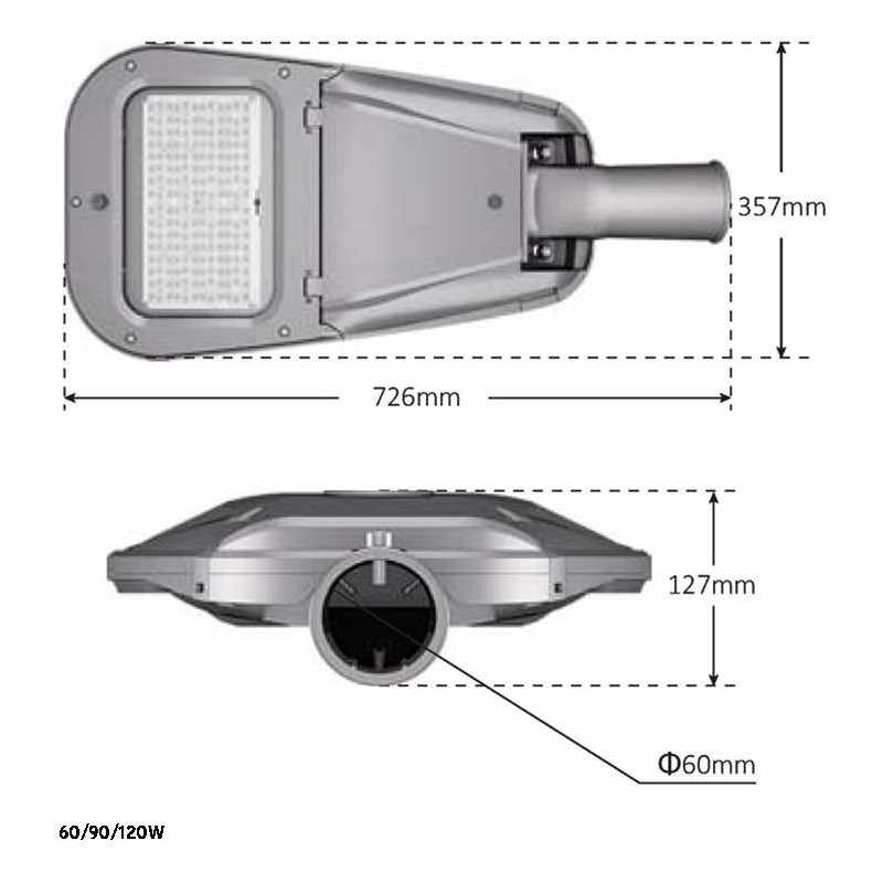 Integratech Streetlight 2018 Type 3 Pollerleuchte