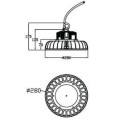 Integratech Highbay PHB 75W IP65 dimmable 1-10V
