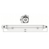 Integratech Speedy basic 150cm 60W IP65 IK10 3x2,5mm² Deckenlampe