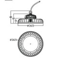Integratech Highbay PHB 200W IP65 dimmable 1-10V