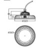 Integratech Klokarmatuur PHB 200W IP65 dimbaar 1-10V Deckenlampe