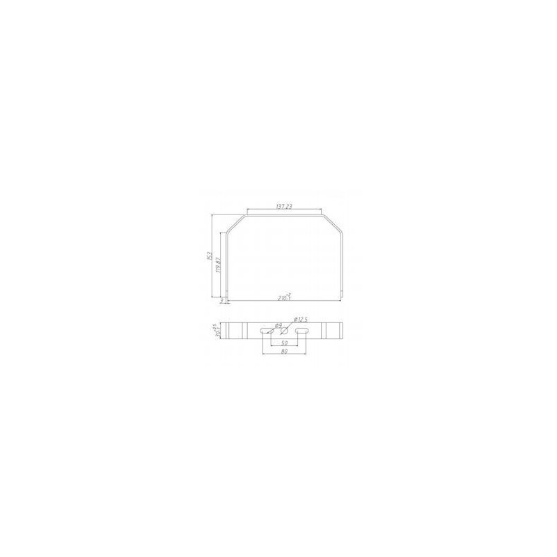 Integratech Muur/plafondbeugel voor LEDklok PHB/PHBP
