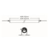 Integratech Protect 1.2m 40W IP69K PC Deckenlampe