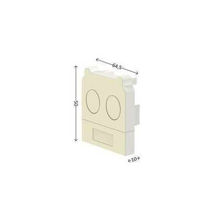 Integratech Dreamline endcap for support profile