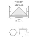 Integratech PIR surface IP20 wide beam Integraconnect