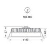 Integratech Compact 25W Deckenlampe
