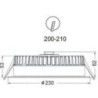 Integratech Compact 35W Deckenlampe
