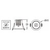Integratech Inbouwspot Deep low UGR 5W Einbaustrahler