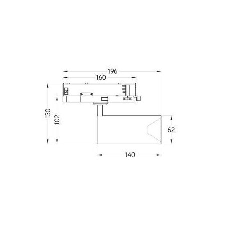 Integratech Tracklight F1 35W CRI90 intrack driver