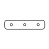 Integratech Straight coupler for profile SLF3535