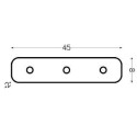 Integratech Straight coupler for profile SLF3535