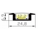 Integratech LED profile recessed RSL7 Complete kit
