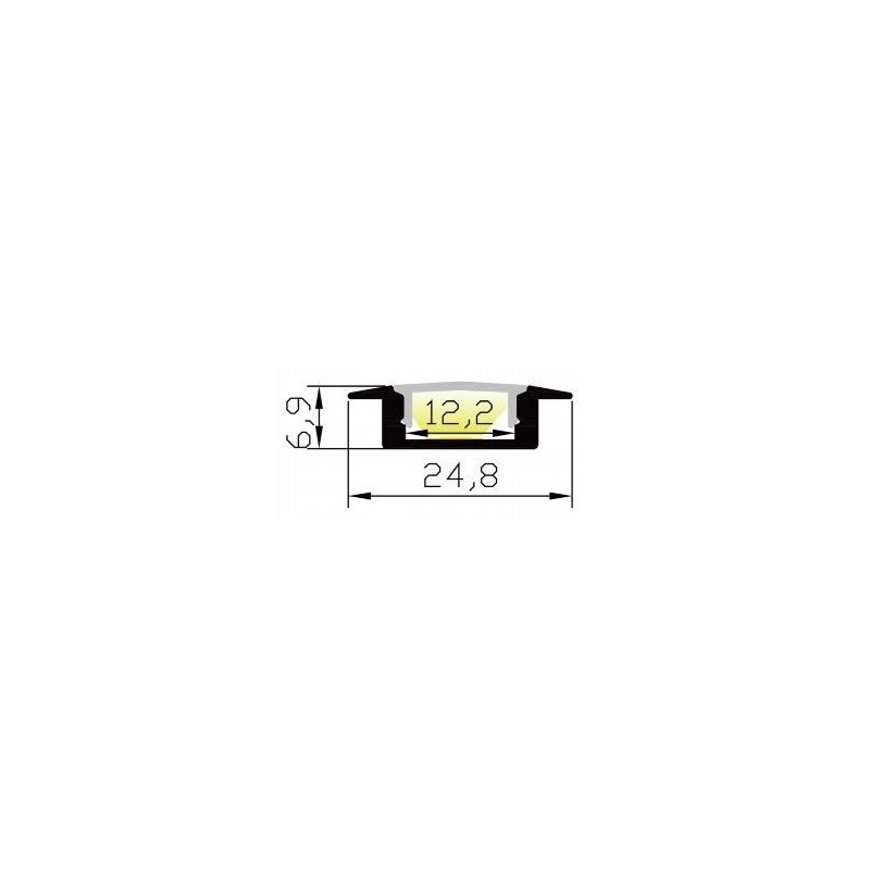 Integratech LED profiel inbouw RSL7 Complete kit
