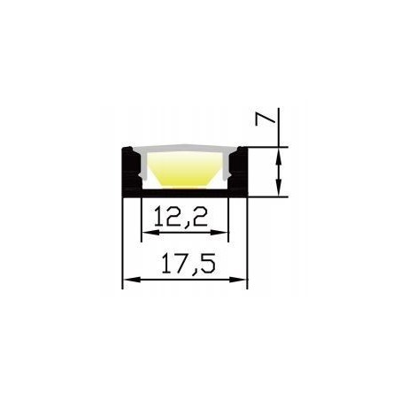Integratech LED profile SL7 Complete kit