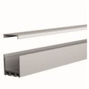 Integratech Profile SL Flat 25x25 alu 3m milky cover incl. acc