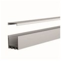 Integratech Profile SL Flat 35x35 alu 2m milky cover incl. acc