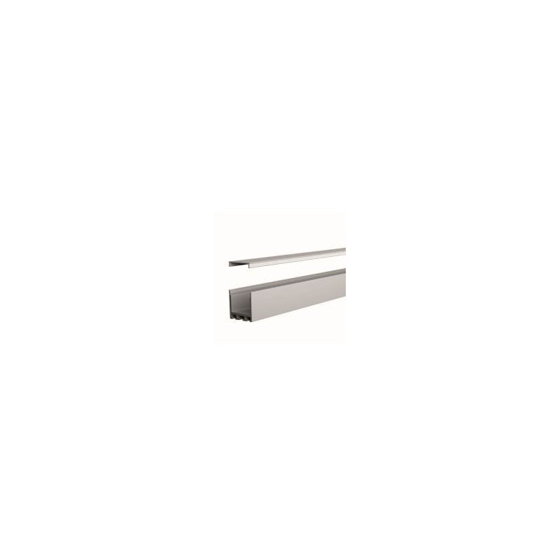 Integratech Profile SL Flat 35x35 alu 2m milky cover incl. acc
