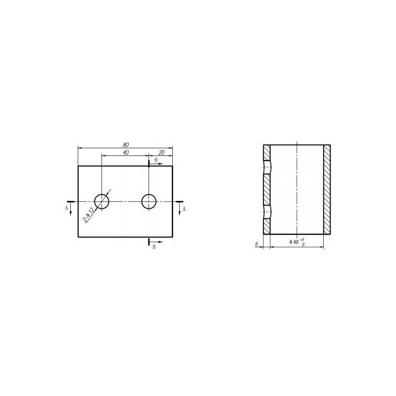 Integratech Streetlight adapter 60/40mm