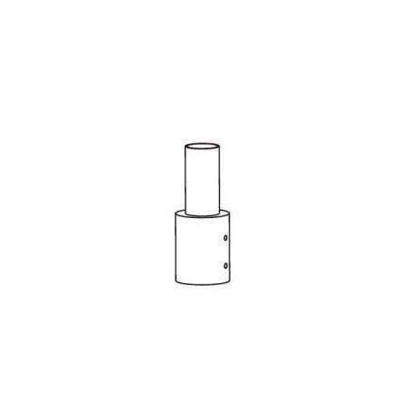 Integratech Streetlight adapter 60/80mm light grey (RAL9022)