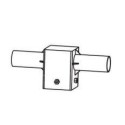 Integratech Streetlight adapter S105/R2x60mm dark grey RAL9022