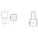 Integratech Streetlight adapter S105/R60mm