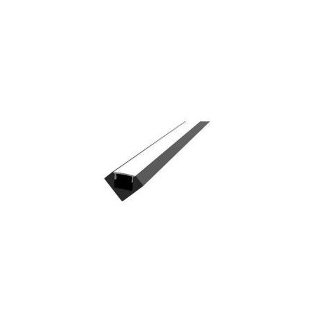 Integratech Profile ALU45 black 2m Milky incl. accessories
