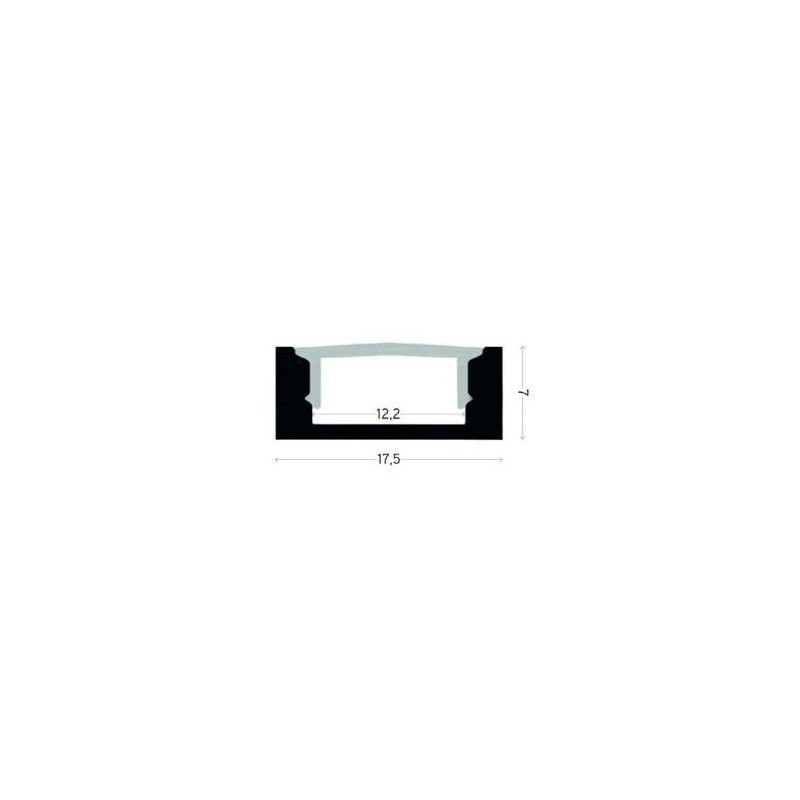 Integratech LED profiel Baseline 17x7 2m